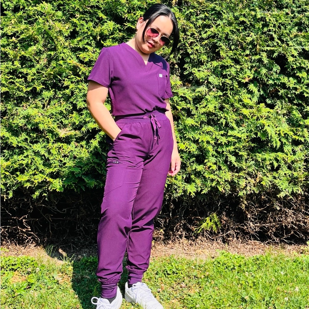 Purple Scrub set